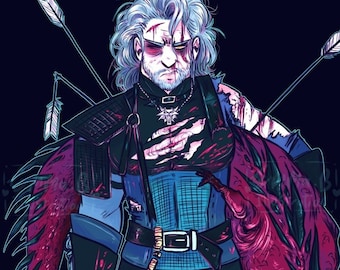 Geralt de Rivia - Lámina artística