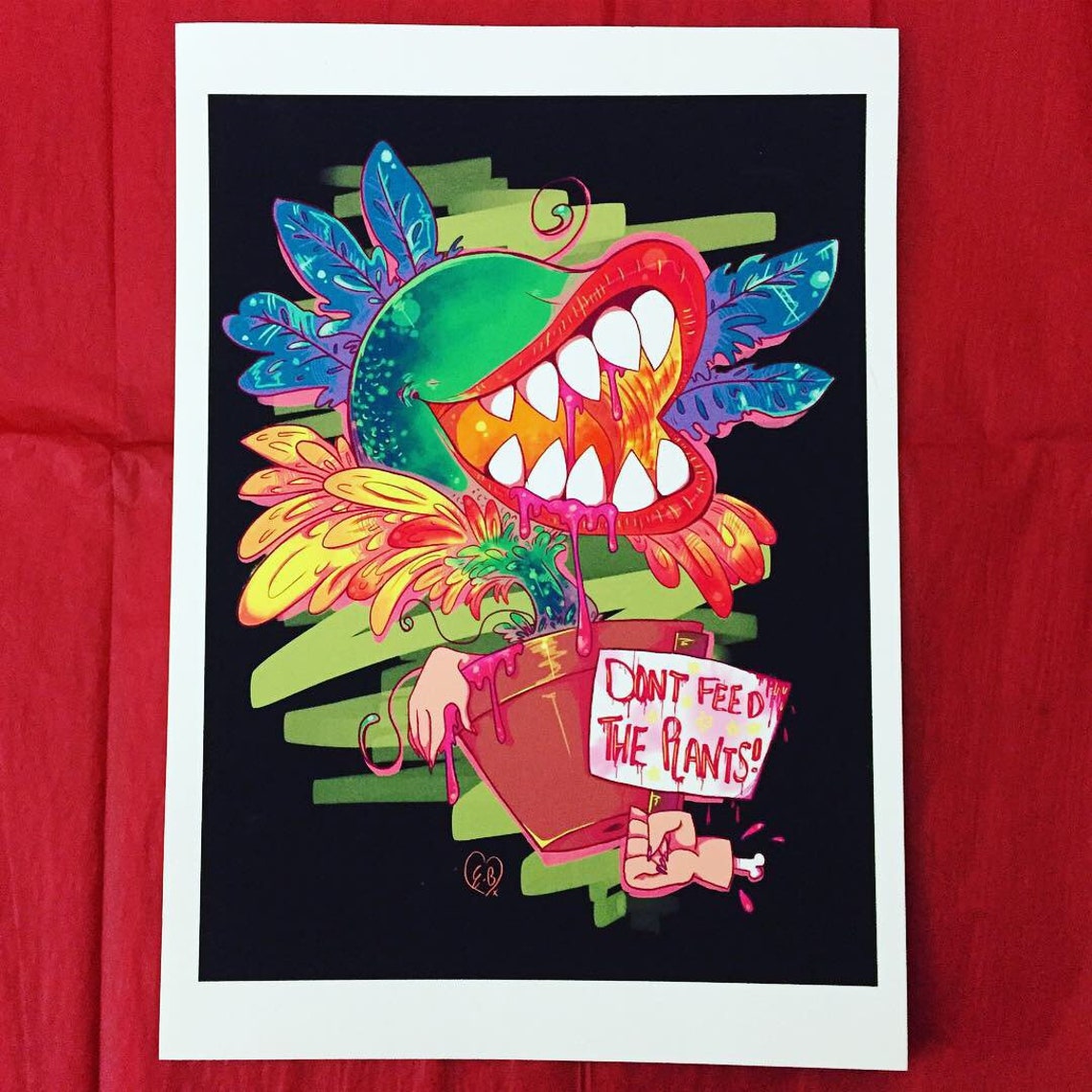 Dont Feed the Plants Print - Etsy