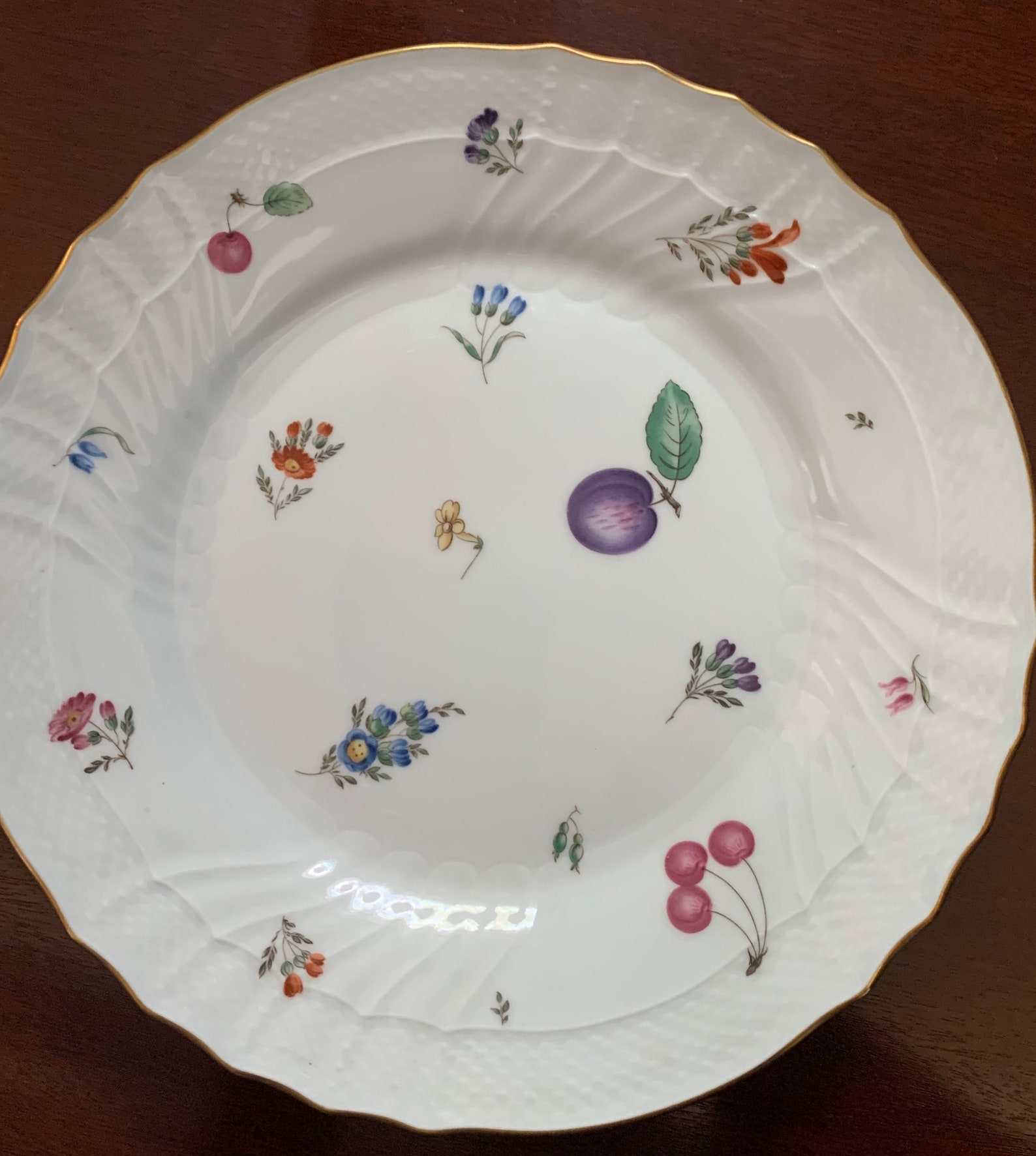 Richard Ginori Perugia porcelain dinner plate salad plate & Etsy