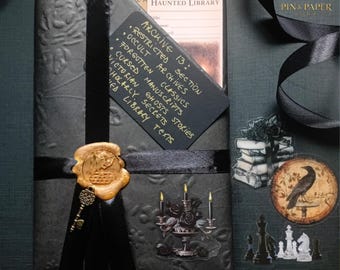 Haunted Library Archive Edition Blind Date with a Book | Gothic Mystery, Cursed Manuscript, Victorian Ghost Story, Occult Archive