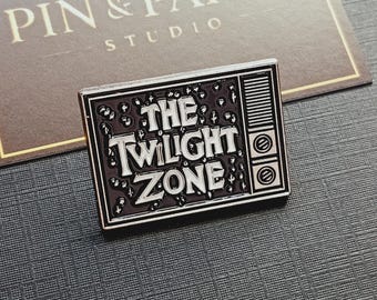 Twilight Zone Enamel Pin – Retro TV, Sci-Fi Horror Gift