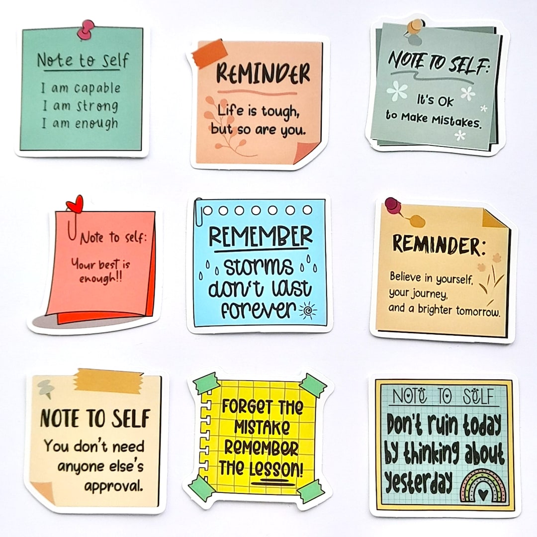 Inspirational Quote Stickers – 50-piece Motivational Sticker Set for ...