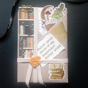 Libro de citas a ciegas – Edición para jóvenes lectores, libro de bolsillo misterioso, regalo inspirado en la estética Dark Academia, regalo de libros infantiles cuidadosamente seleccionados