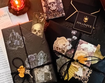 The Black Letter — Private Gothic Keepsake Collection | Literary Gift Box with Sealed Ephemera & Book - Exclusive Edition Gothic Gift Box