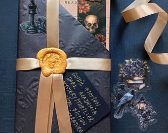 Dark Academia Blind Date with a Book, Gothic Mystery Gift, Personalized Genre Book, Curated Limited Ritual Edition