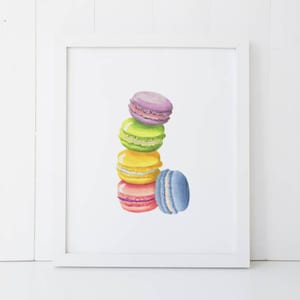 Macarons Macaroons Dessert Sweet Child Kid&#39;s Room Nursery Home Decor Printable Wall Art INSTANT DOWNLOAD DIY - Great Gift