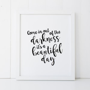 Stevie Nicks In Your Dreams Come in Out of the Darkness It&#39;s a Beautiful Day Home Decor druckbare Wandkunst SOFORTIGER DOWNLOAD DIY - tolles Geschenk