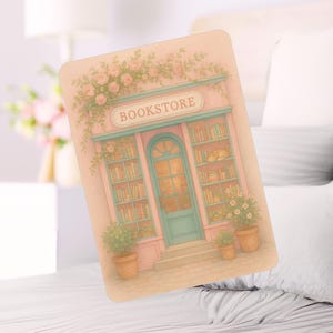 Bookstore Digital Kindle Insert | For Clear Case | Instant Download | Print It Yourself | Gift for Readers