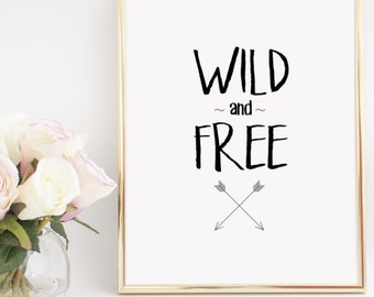 Wilde und freie Pfeile - Home Decor druckbare Wandkunst INSTANT DOWNLOAD DIY - Tolles Geschenk!
