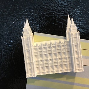 Salt Lake City, Utah 3D Temple Fridge Magnet (Made to order)