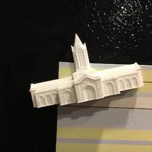 Fort Collins, CO 3D Temple Fridge Magnet (Made to order)