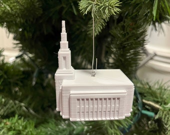 Aukland New Zealand Temple Christmas Ornament (Made to order)