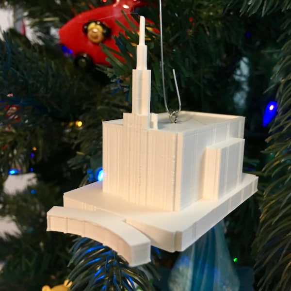 Seattle, WA  Temple Christmas Ornament (Made to order)