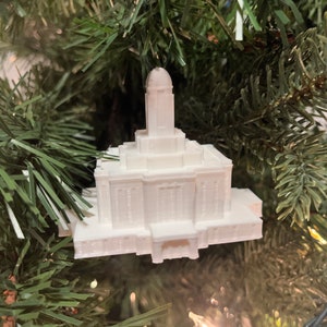 Deseret Peak, UT Temple Christmas Ornament (Made to order)