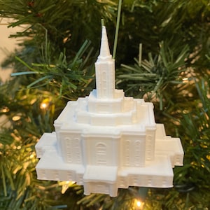 Orem, Utah Temple Christmas Ornament (Made to order)
