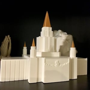 Oakland, CA Temple Statue, Dual-Color (Made to order)