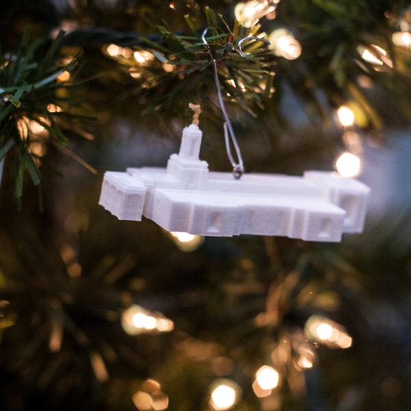 Newport Beach, CA  Temple Christmas Ornament (Made to order)