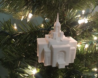 San Salvador, El Salvador Temple Christmas Ornament (Op bestelling gemaakt)