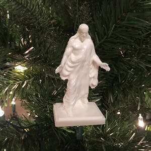 Christus Statue Christmas Ornament (Made to order)