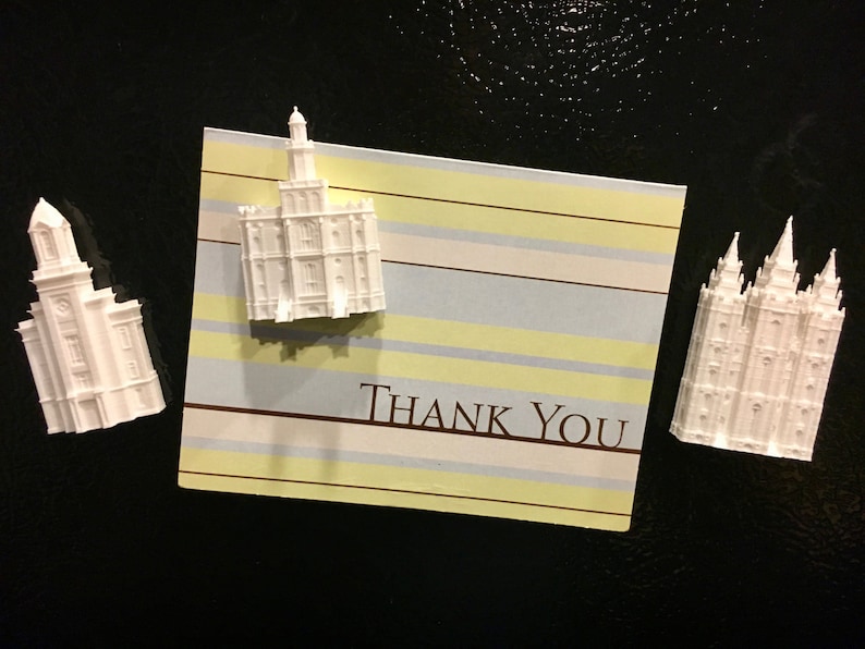 CO 3D Temple Fridge Magnet Fort Collins Made to order