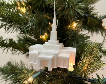 Oslo Norway Temple Christmas Ornament (Made to order)