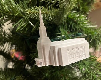 Burley Idaho Temple Christmas Ornament (Made to order)