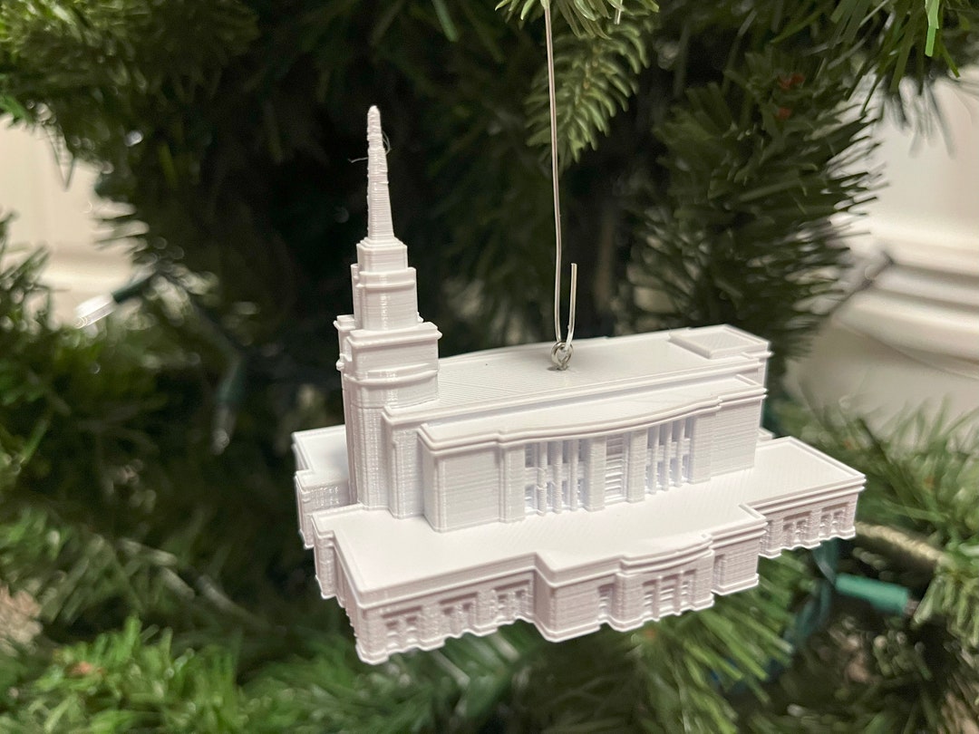 ユタ州シラキュース神殿のクリスマスオーナメント（受注生産） - Etsy 日本