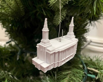 Lindon Utah Temple Christmas Ornament (Made to order)