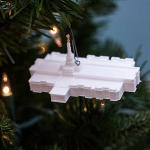 Oklahoma City, Oklahoma  Temple Christmas Ornament (Made to order)