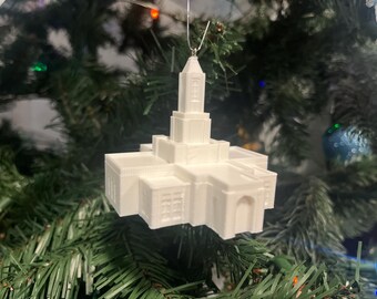 Casper Wyoming Temple Christmas Ornament (Made to order)