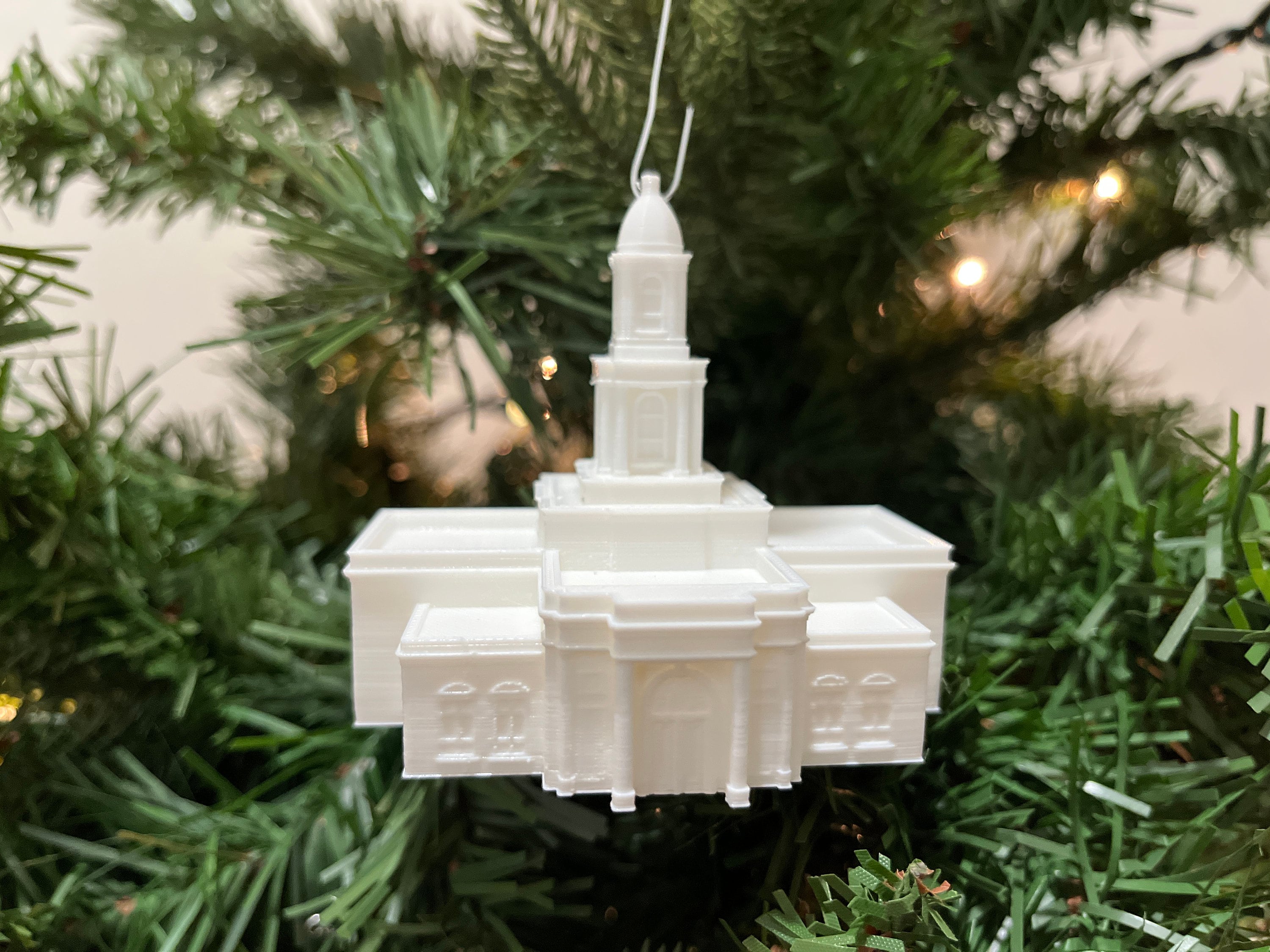 Cleveland, Ohio Temple Christmas Ornament (Made to order)