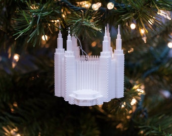 Washington D.C.  Temple Christmas Ornament (Made to order)