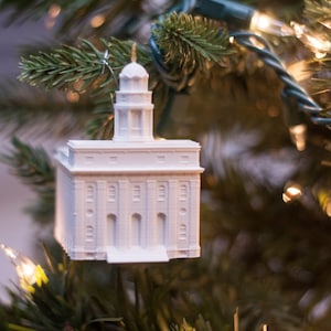 Nauvoo, IL Temple Christmas Ornament (Made to order)