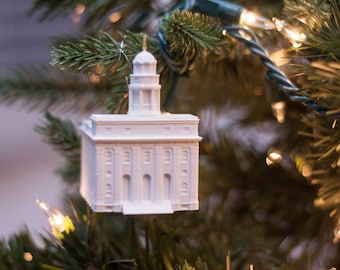 Nauvoo, IL Temple Christmas Ornament (Made to order)