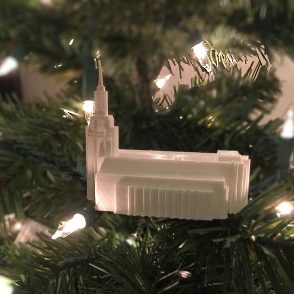 Twin Falls, ID  Temple Christmas Ornament (Made to order)