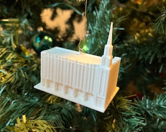Manhattan, New York (Renovated) Temple Christmas Ornament (Made to order)