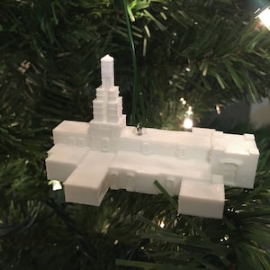 Accra, Ghana Temple Christmas Ornament (Made to order)