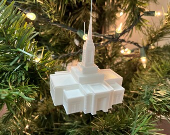 Elko Nevada Temple Christmas Ornament (Made to order)