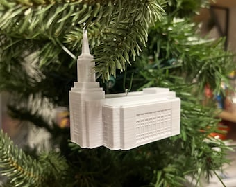 Alabang Philippines Temple Christmas Ornament (Made to order)