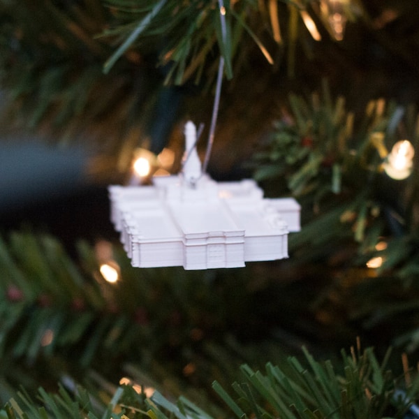 Edmonton, Alberta, Canada  Temple Christmas Ornament (Made to order)