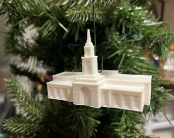 Lubumbashi Democratic Republic of the Congo Temple Christmas Ornament (Made to order)