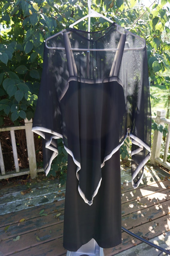 little black dress empire waist Outfit Set