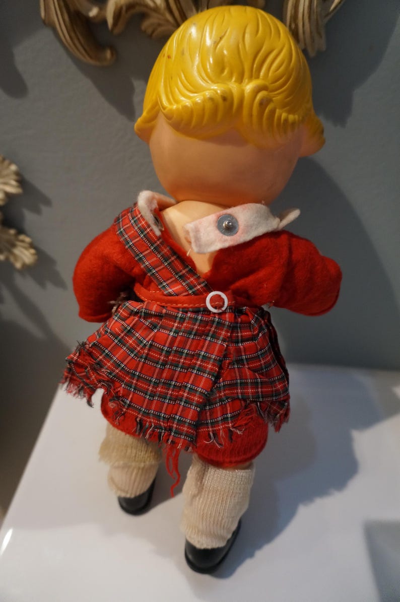 Vintage 70's Campbell's Soup Girl Doll 10" Vinyl Poseable 画像 6