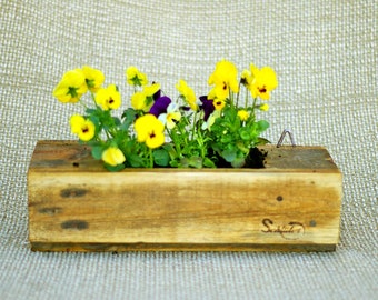 Blumenkasten, Gartendeko, Blumenregal, Balkon, Badregal, Board, Wanddeko, Regal aus Holz, Küchenregal