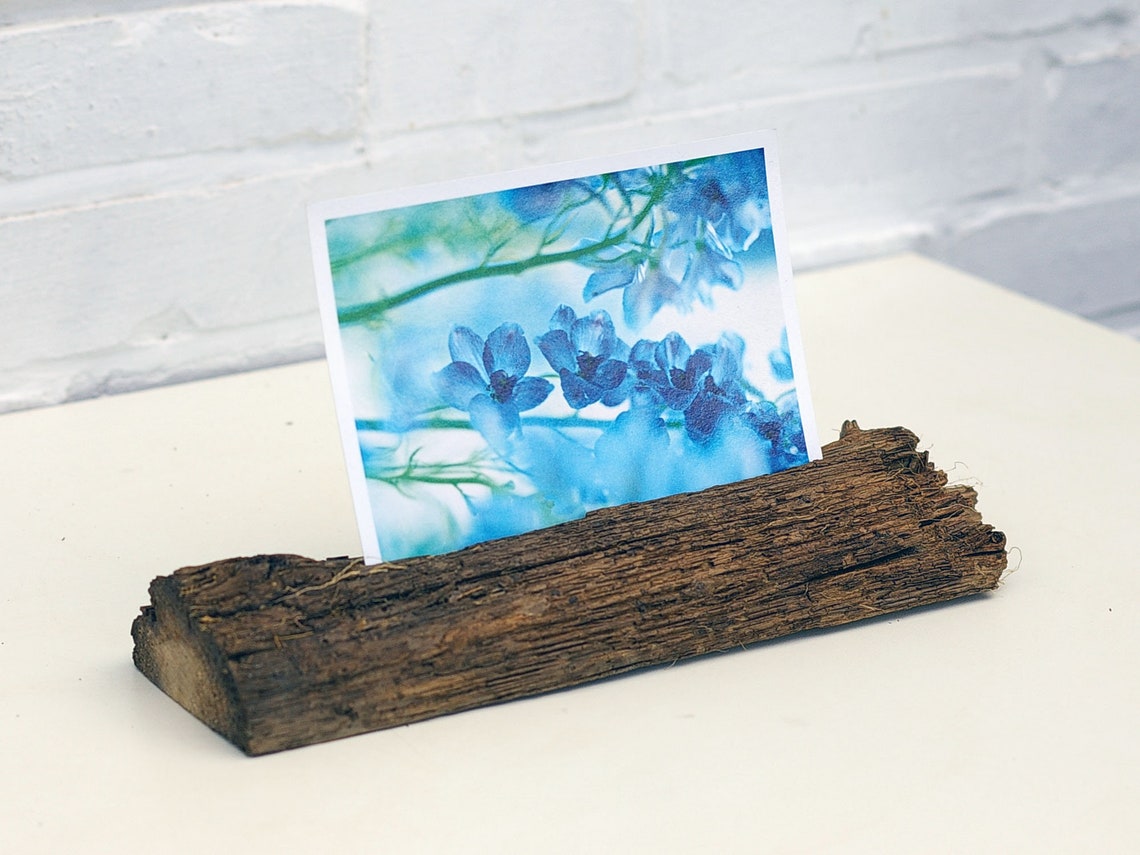 Vivir con madera decoración natural del hogar soporte de | Etsy