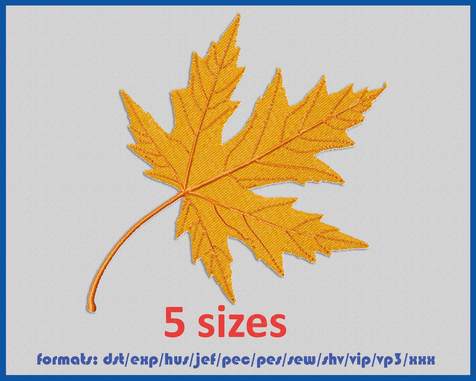 Machine Embroidery Designs Maple Leaf. A Openwork Leaf. 5 Etsy