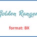 Machine Embroidery Design Golden Ranger Font Format BX - Etsy