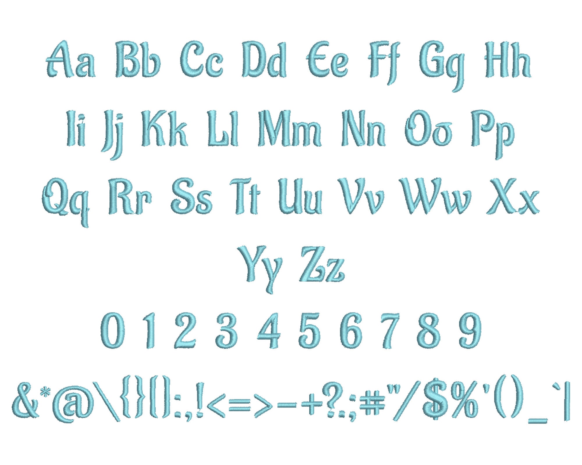 Aladin Regular Font Embroidery Design Format:bx - Etsy