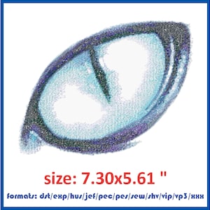 Eye Snake Photo Machine Embroidery Design Realistic Eye Element of Design T-shirt Instant Download Digital Files