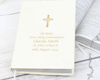 Personalised Gold Companion Holy Bible - Eco-friendly